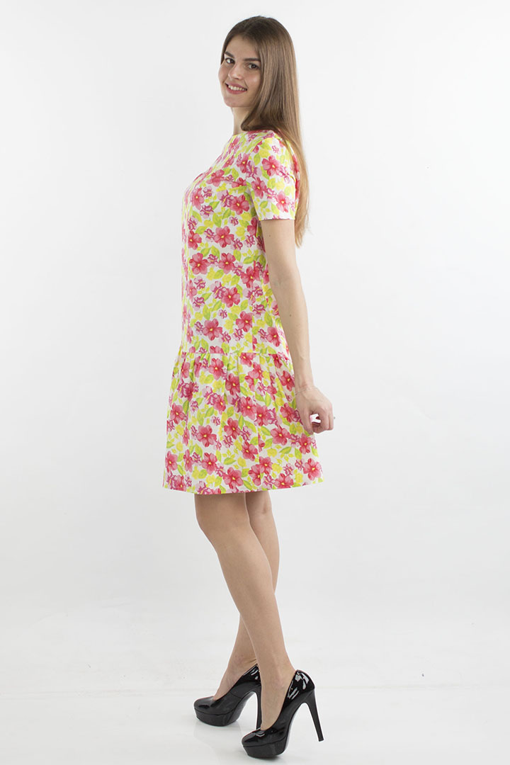 Фото товара 19441, летнее платье с цветами